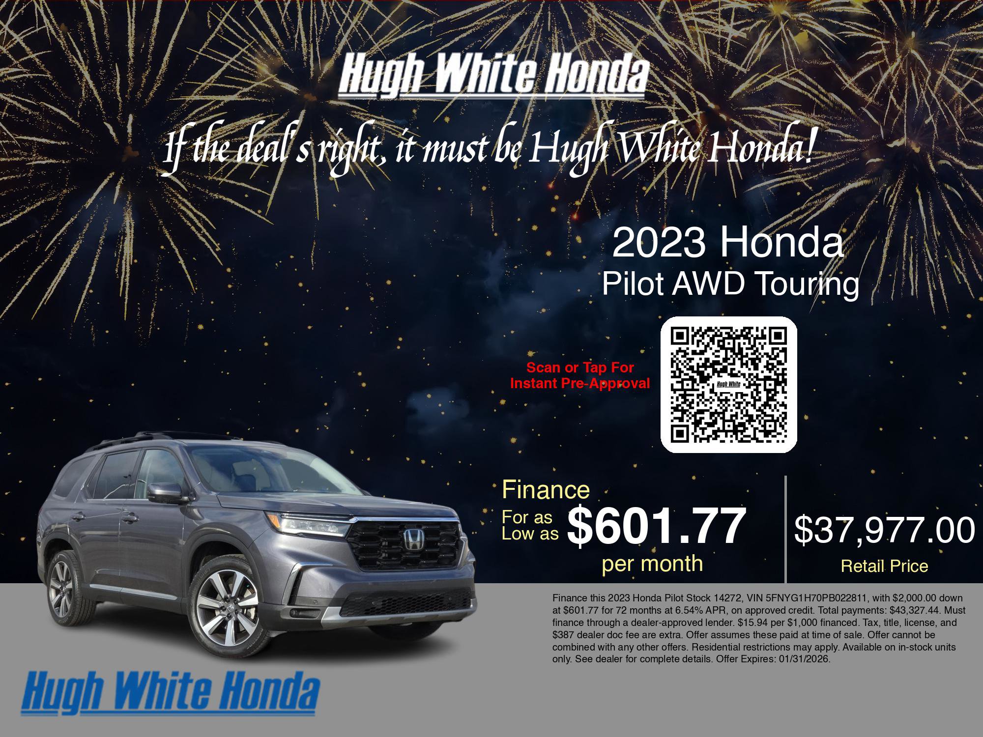 Used 2023 Honda Pilot Touring image 3