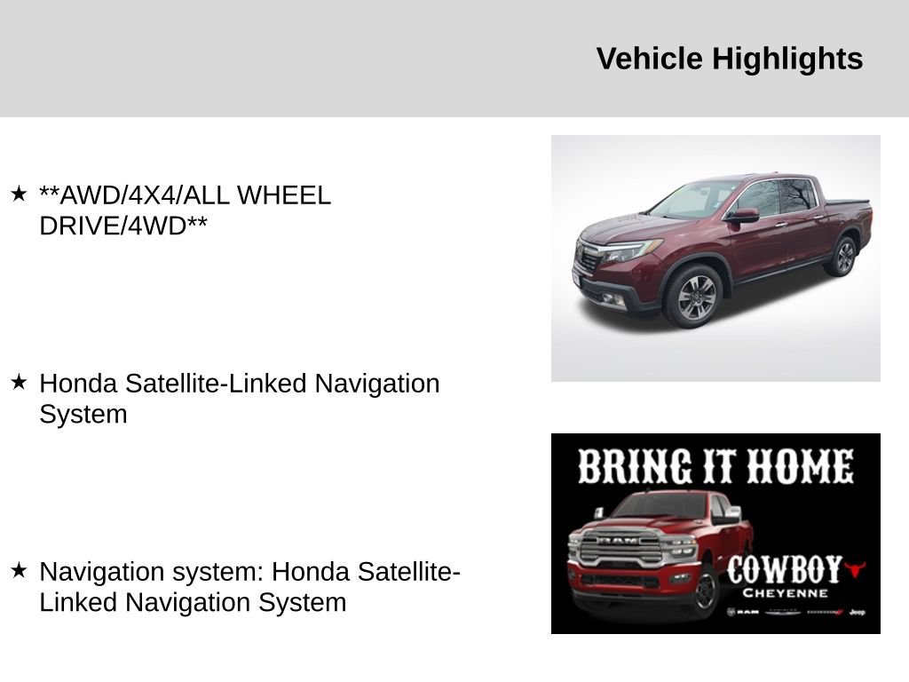 Used 2019 Honda Ridgeline RTL-E image 2
