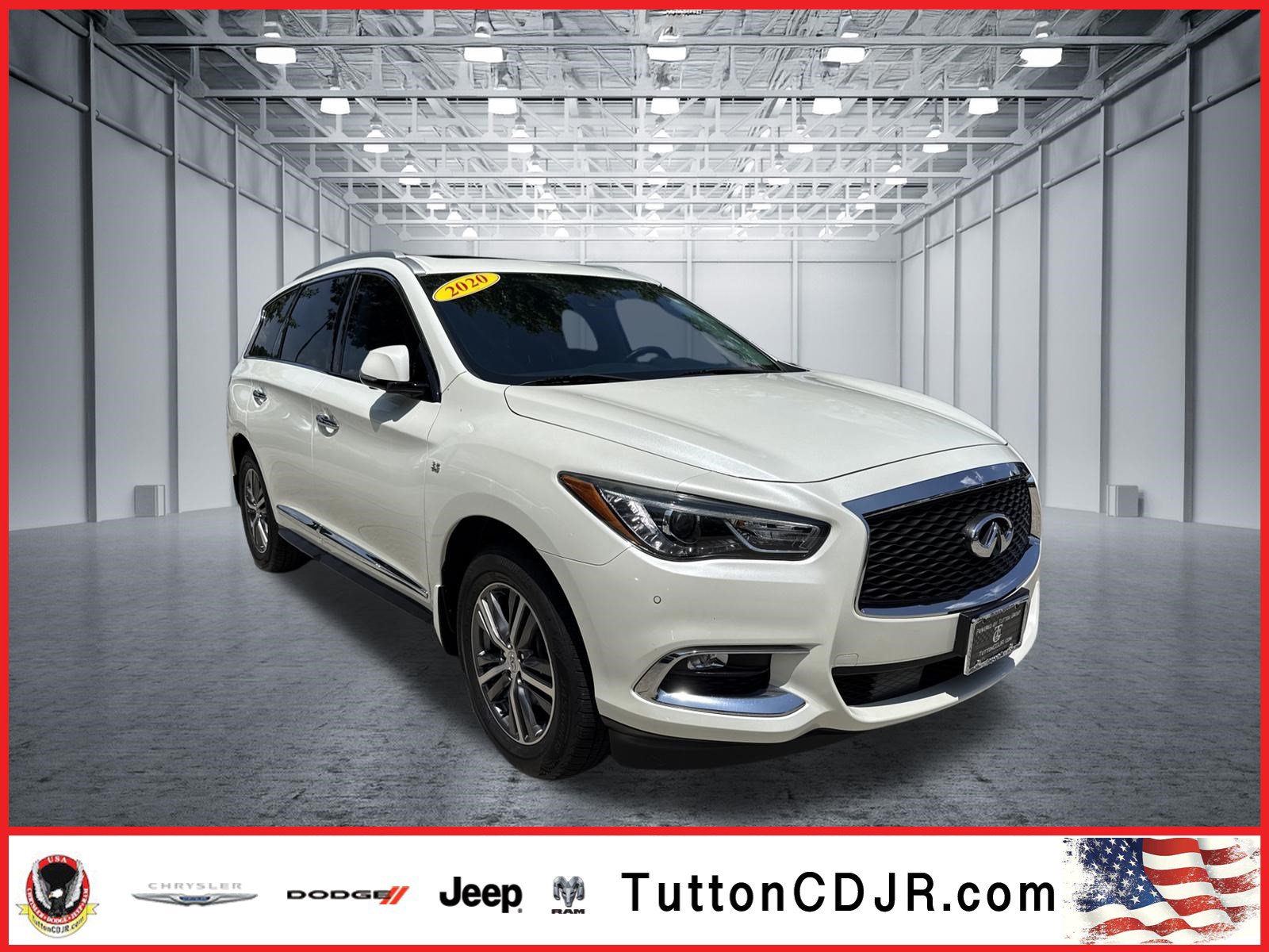 Used 2020 INFINITI QX60 Luxe w/ Essential Package FWD image 1
