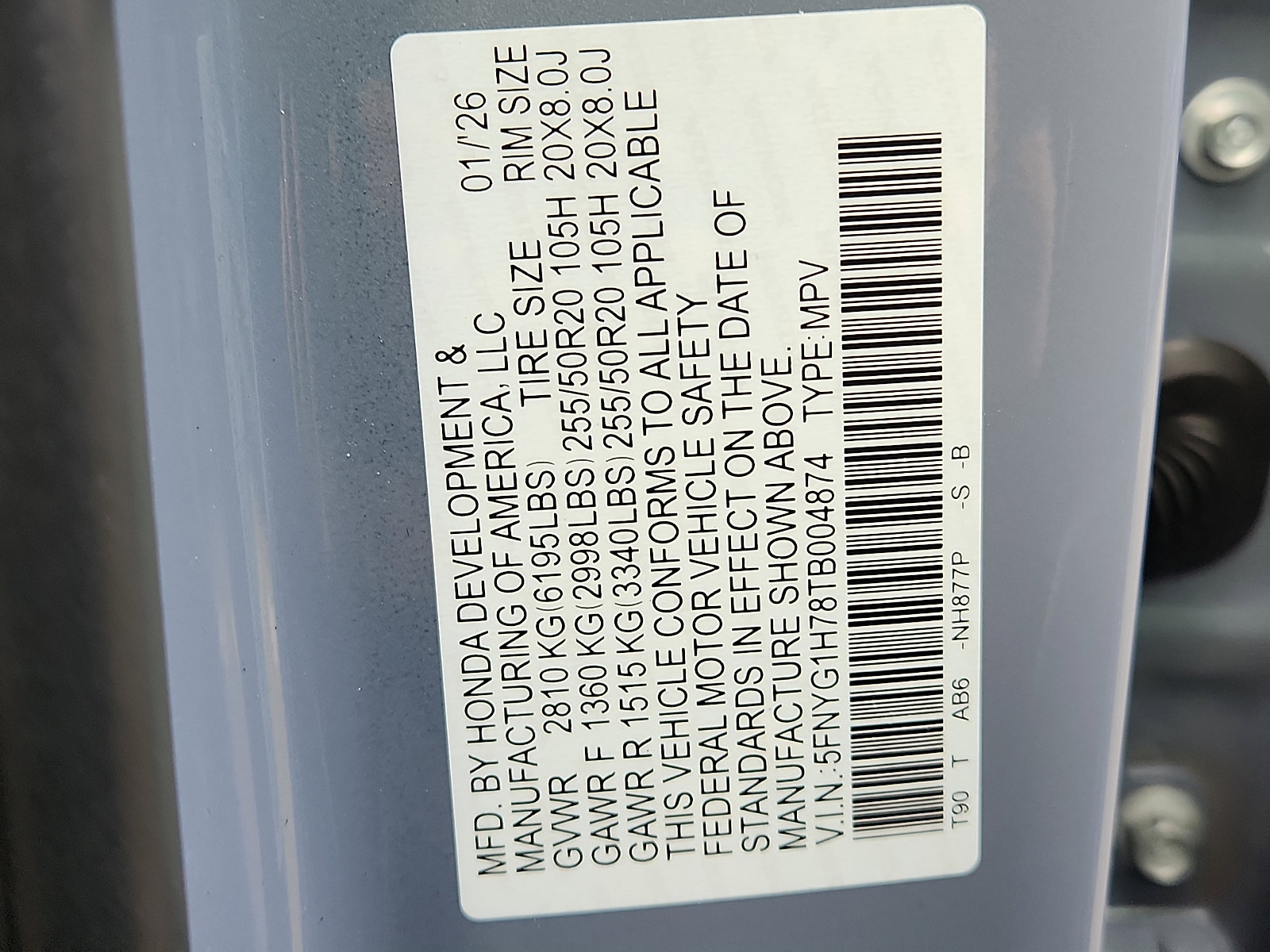 New 2026 Honda Pilot image 16