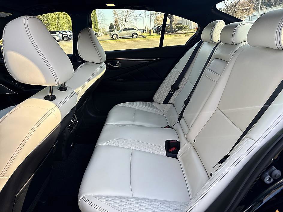 Used 2023 INFINITI Q50 Red Sport 400 w/ Black Opal Edition image 12