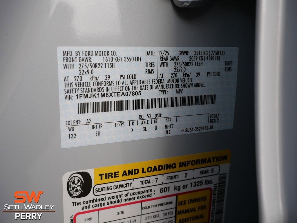 New 2026 Ford Expedition Max Platinum w/ Stealth Appearance Package image 27