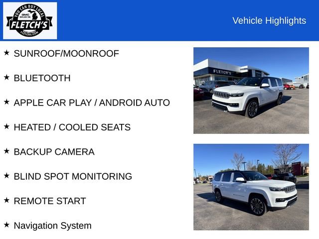 Used 2022 Jeep Grand Wagoneer Series III w/ Rear Seat Video Group 1 AWD/4WD image 2