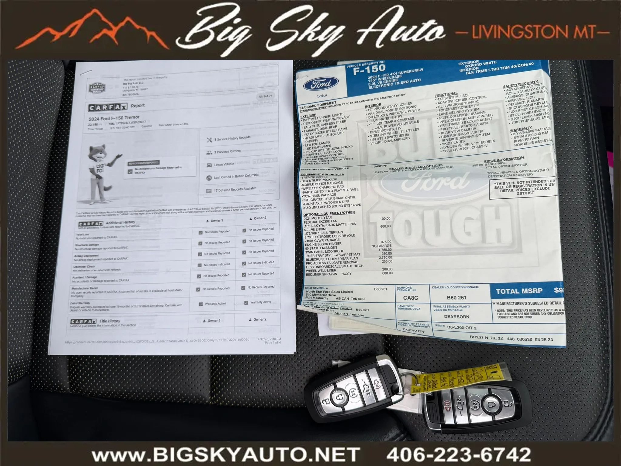 Used 2024 Ford F150 Tremor w/ Equipment Group 402A High AWD/4WD image 26