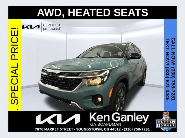 Certified 2024 Kia Seltos S AWD/4WD 360° Tour