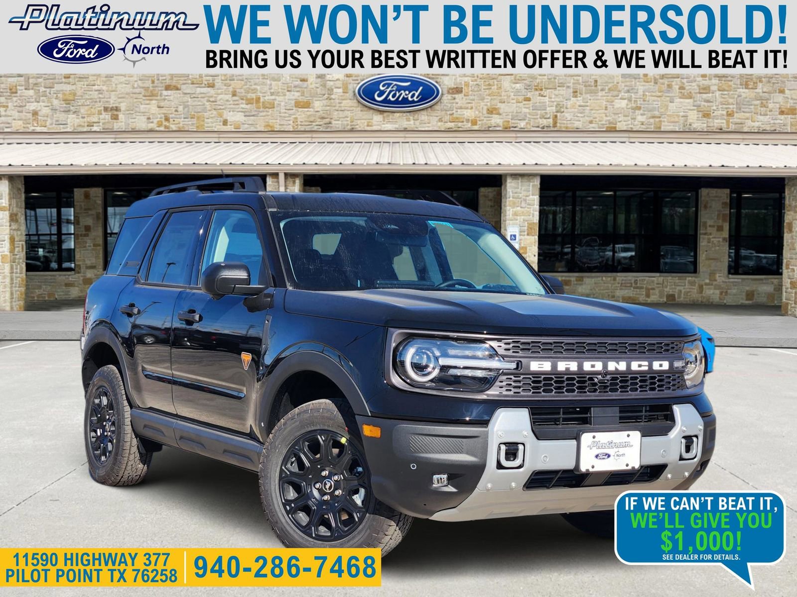New 2025 Ford Bronco Sport Badlands w/ Badlands Tech Package