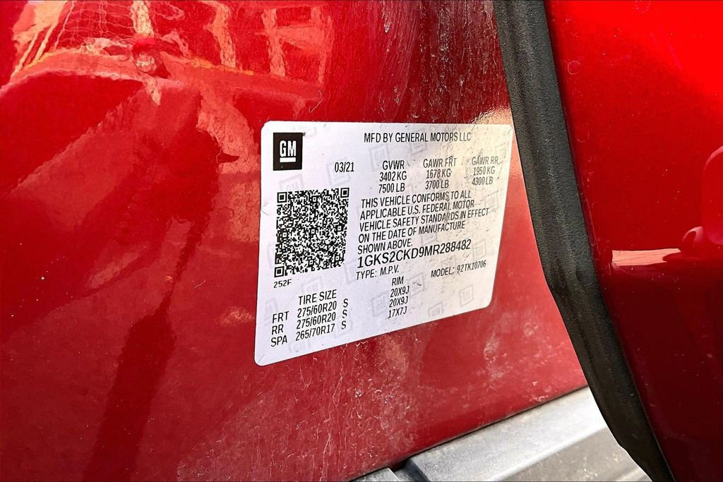 Used 2021 GMC Yukon AT4 w/ Rear Media and Nav Package image 3