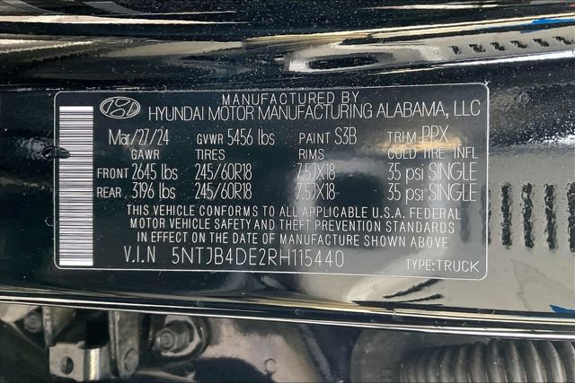 Certified 2024 Hyundai Santa Cruz SEL image 32