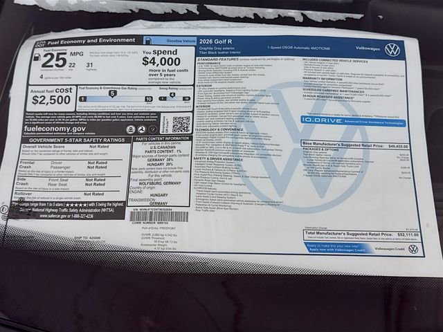 New 2026 Volkswagen Golf 2.0T image 20