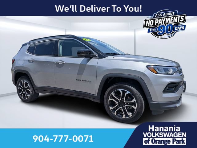 Used 2022 Jeep Compass Limited w/ Sun and Sound Group AWD/4WD image 1
