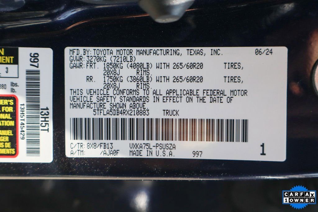 Used 2024 Toyota Tundra SR5 w/ TRD Sport Package image 45