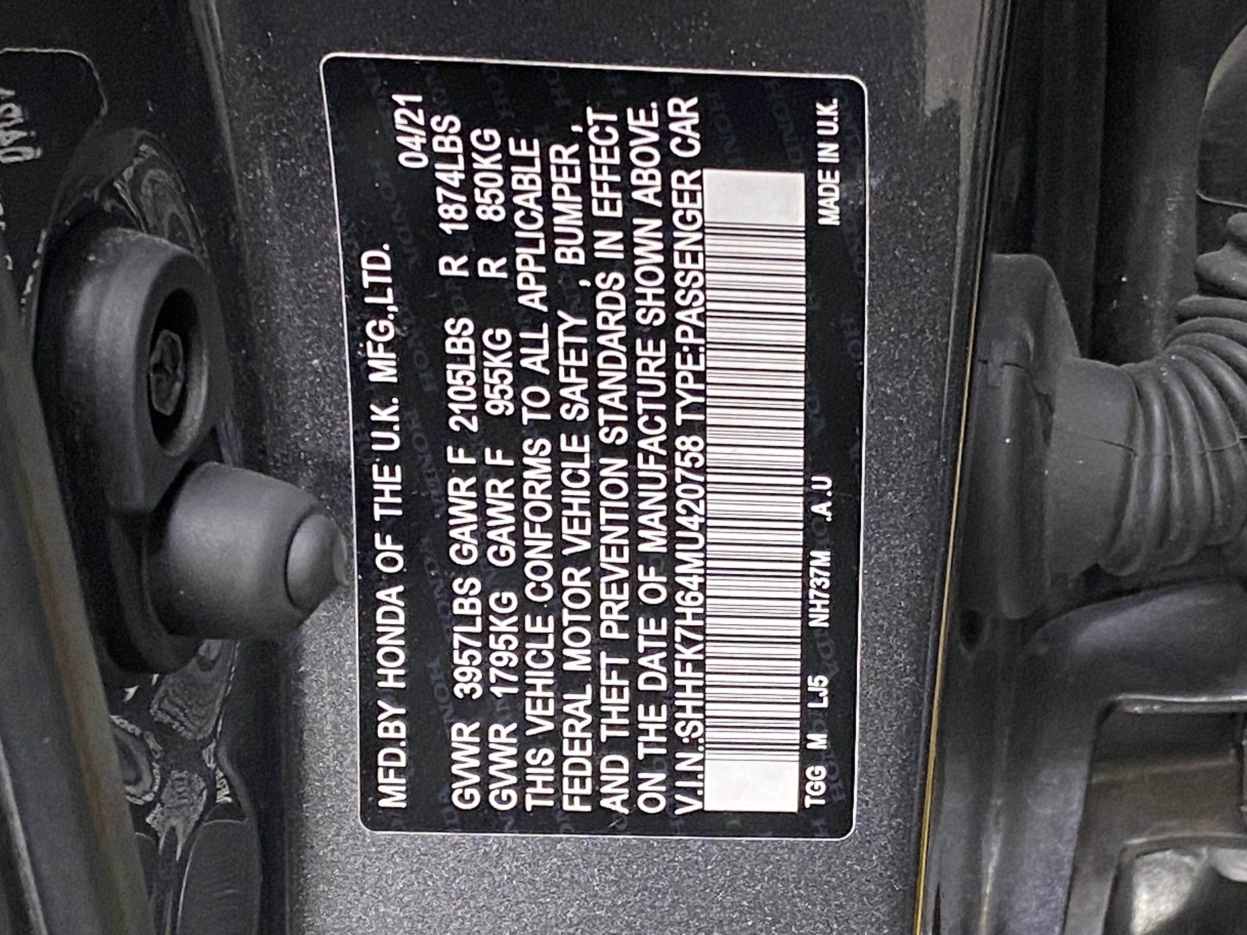 Used 2021 Honda Civic EX image 5