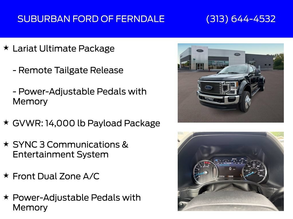 Used 2021 Ford F450 Lariat w/ Lariat Ultimate Package AWD/4WD image 13