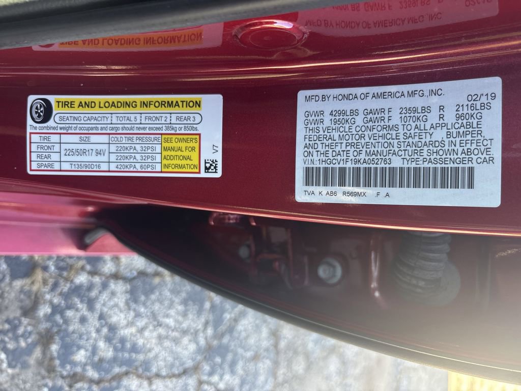 Used 2019 Honda Accord LX image 32