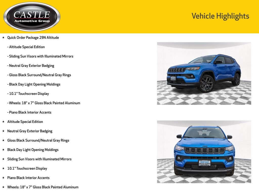 New 2026 Jeep Compass Latitude image 3