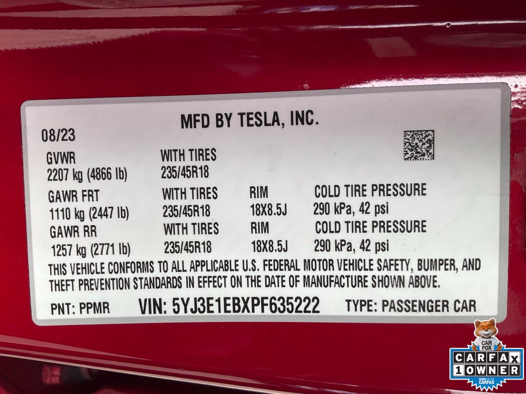Used 2023 Tesla Model 3 Long Range AWD/4WD image 21