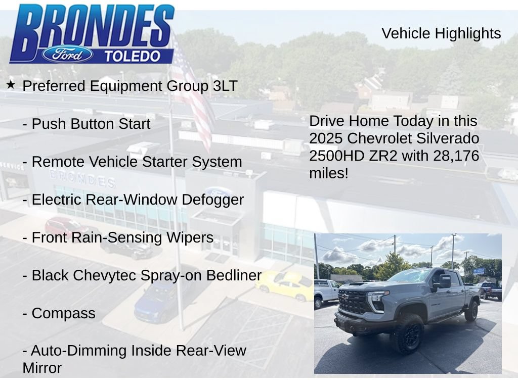 Used 2025 Chevrolet Silverado 2500 ZR2 w/ ZR2 Bison Edition AWD/4WD image 17