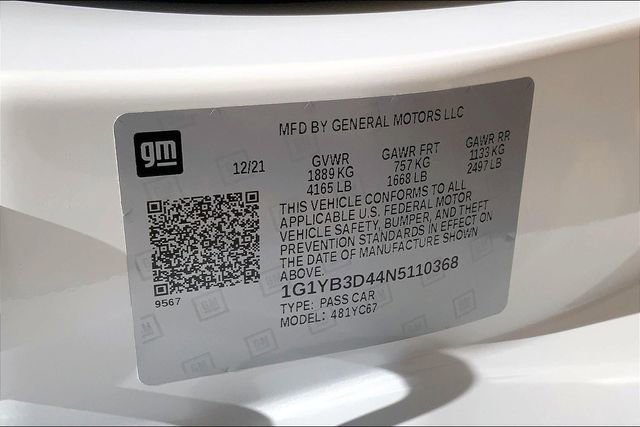 Used 2022 Chevrolet Corvette Stingray Preferred Conv w/ Z51 Performance Package RWD image 25