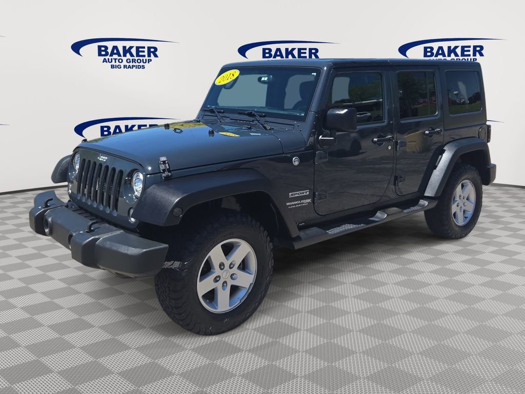Used 2018 Jeep Wrangler Unlimited Sport S AWD/4WD image 8