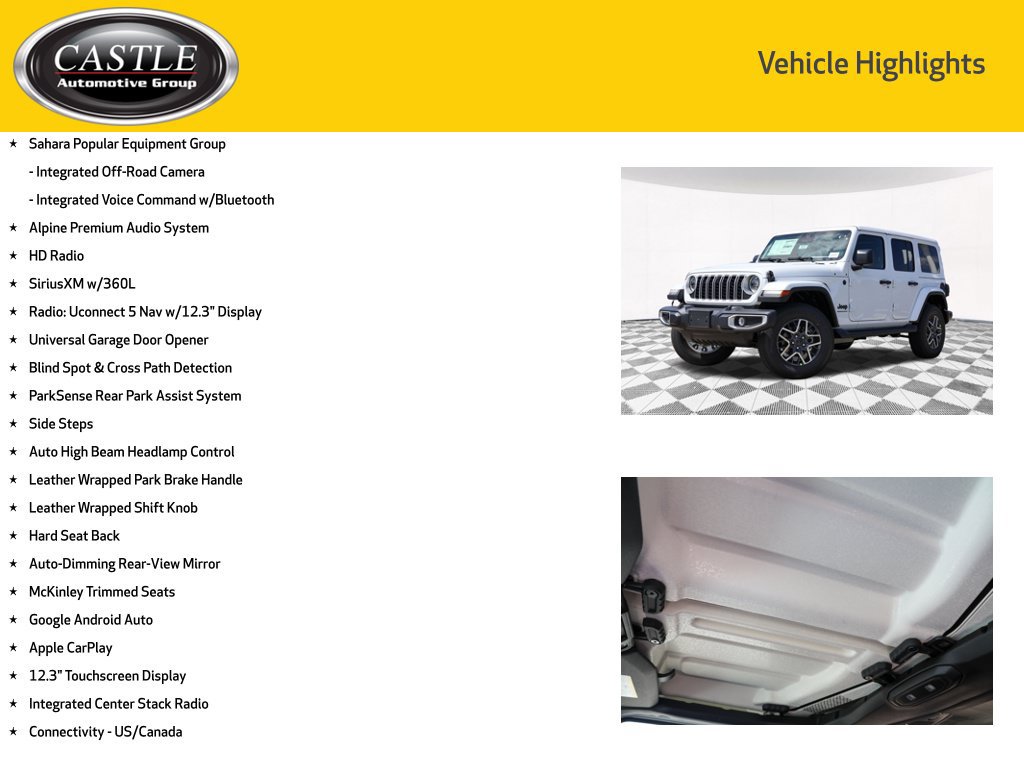 New 2026 Jeep Wrangler Unlimited Sahara AWD/4WD image 6