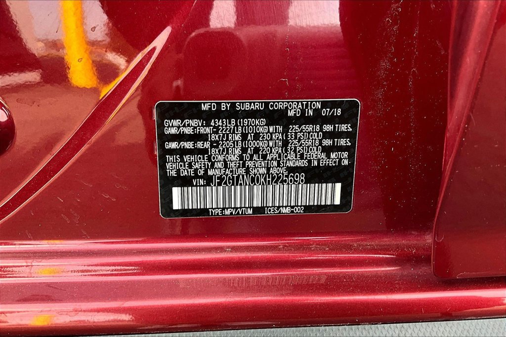 Used 2019 Subaru Crosstrek 2.0i Limited w/ Moonroof Package w/Navigation AWD/4WD image 19