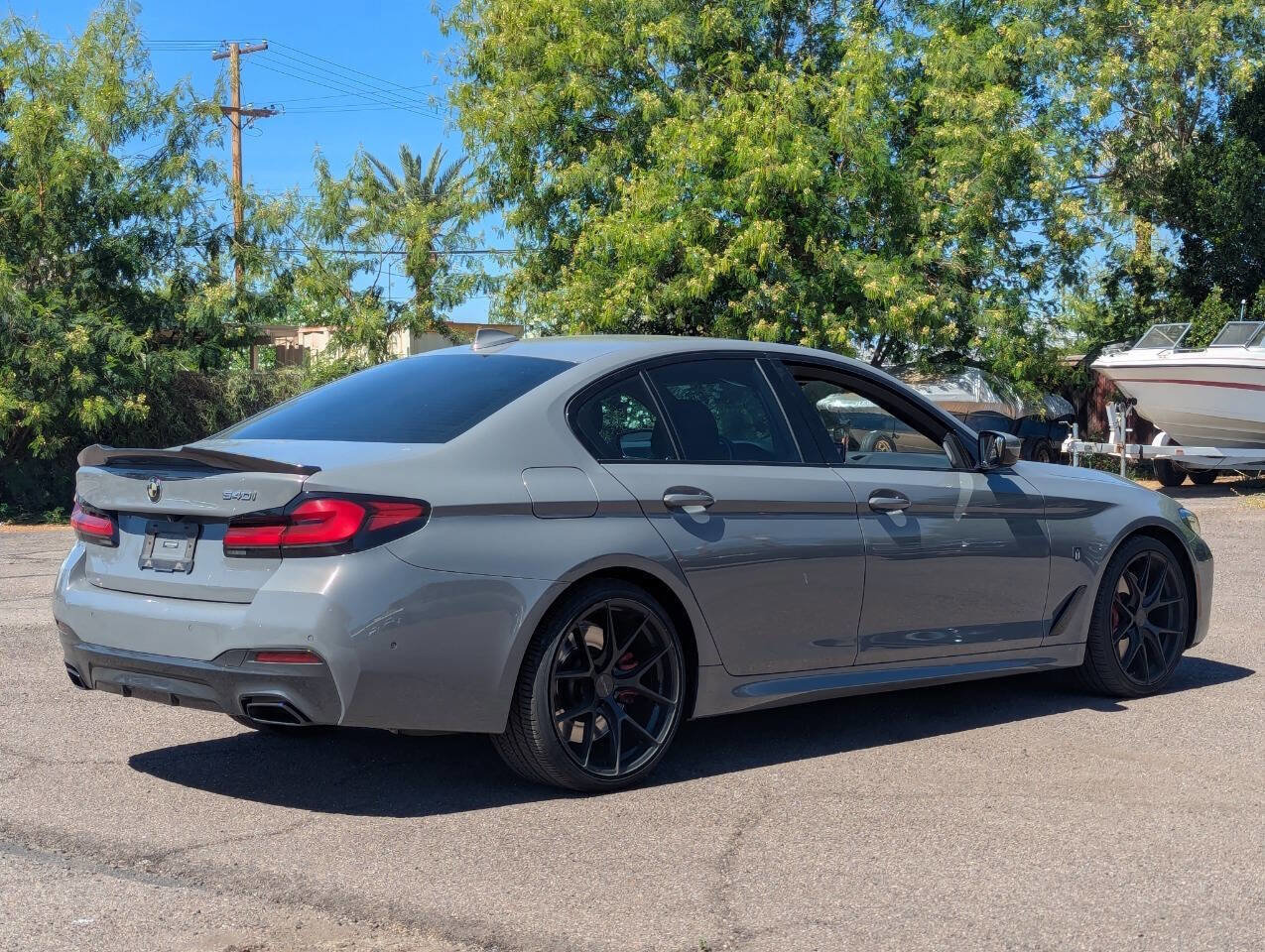 Used 2021 BMW 540i 540i 4dr Sedan w/ M Sport Package image 3
