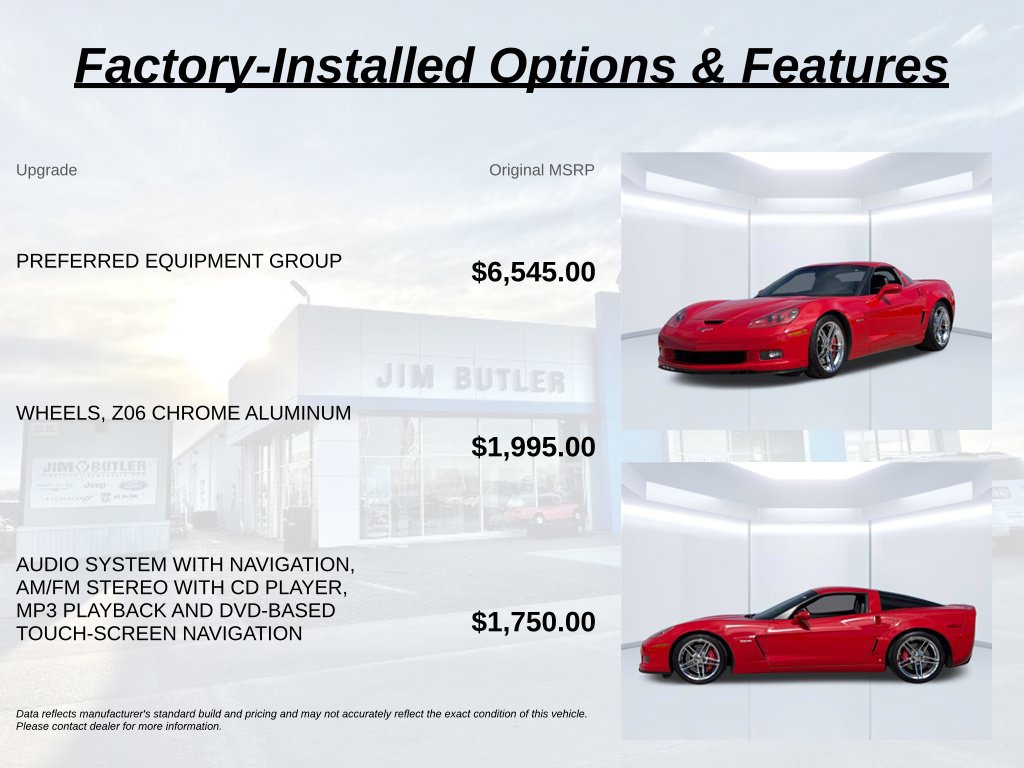 Used 2008 Chevrolet Corvette Z06 w/ Preferred Equipment Group RWD image 2