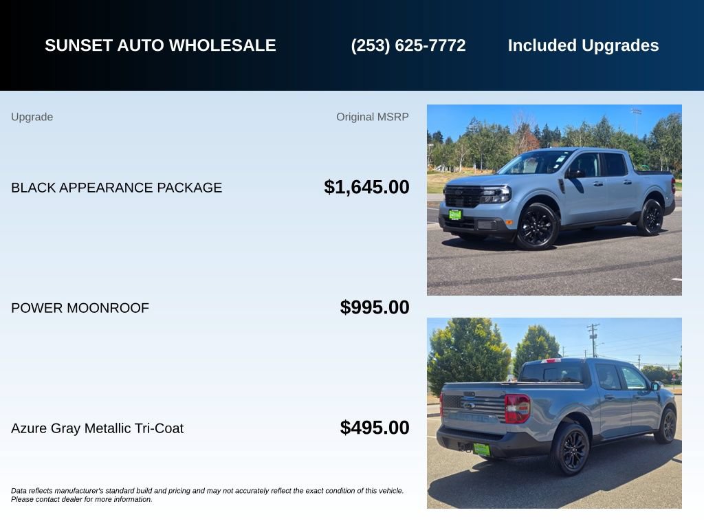 Used 2024 Ford Maverick Lariat w/ Black Appearance Package FWD image 22