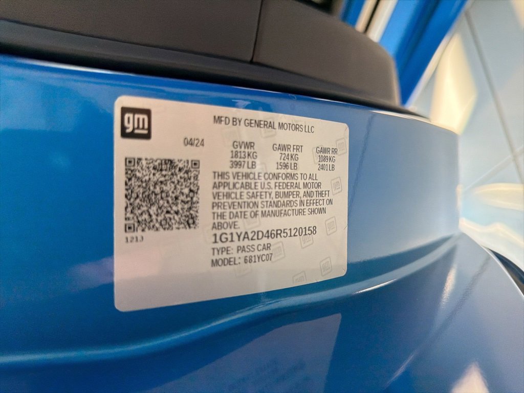 Used 2024 Chevrolet Corvette Stingray Coupe image 25