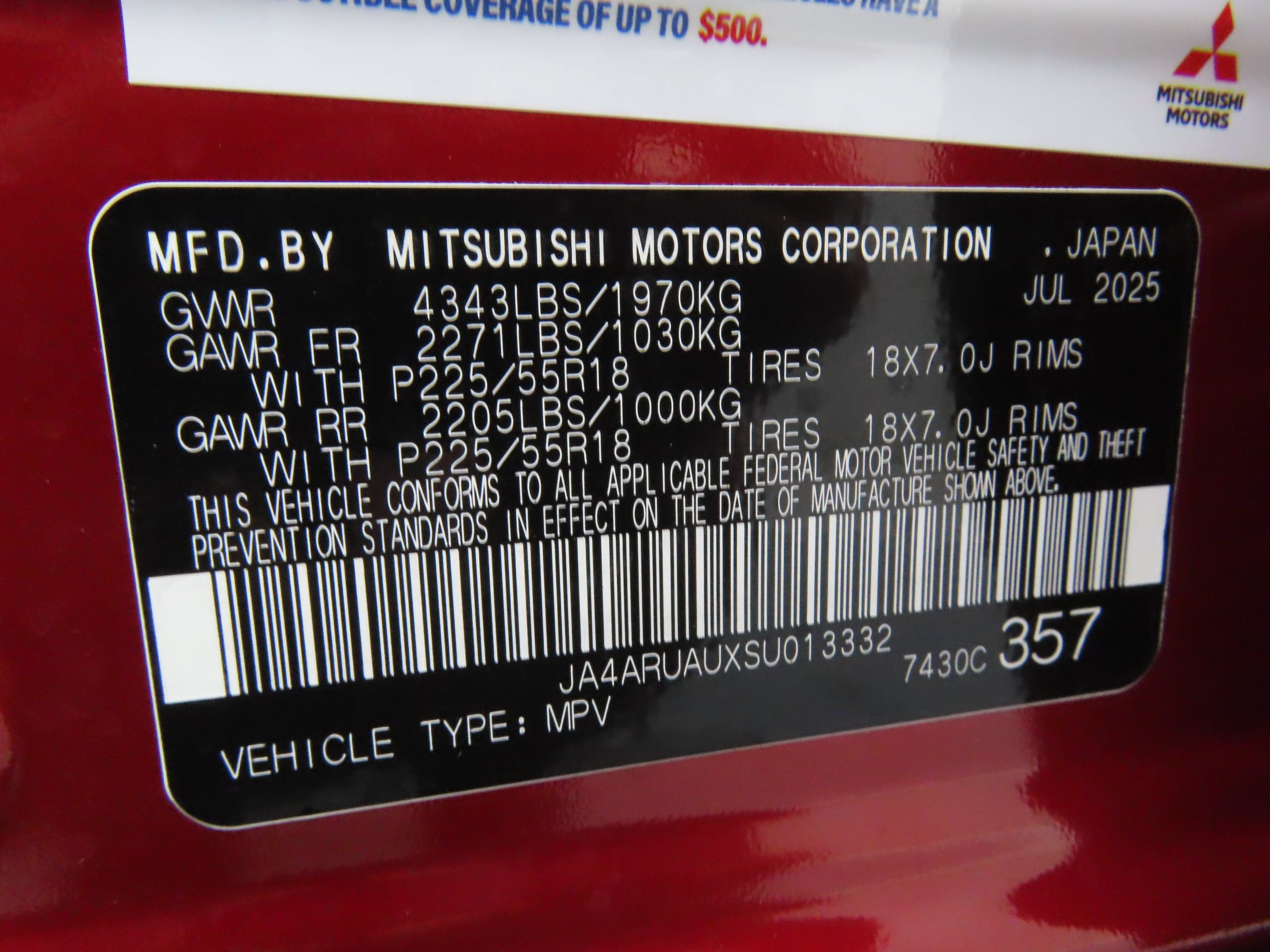 New 2025 Mitsubishi Outlander Sport ES AWD/4WD image 27