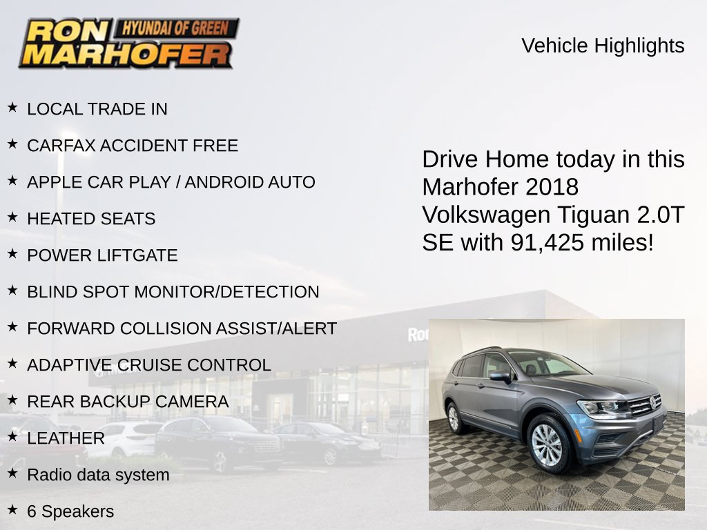 Used 2018 Volkswagen Tiguan SE w/ Panoramic Sunroof Package AWD/4WD image 15