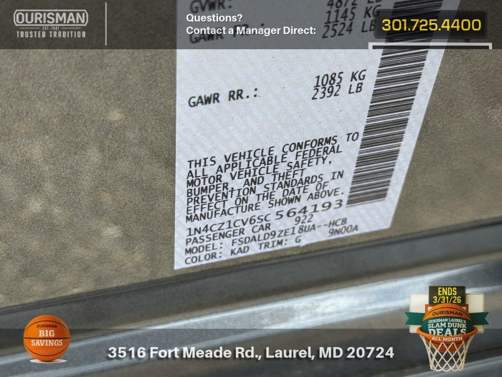 New 2025 Nissan Leaf SV Plus image 28