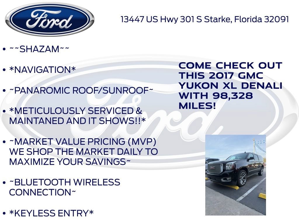 Used 2017 GMC Yukon XL Denali w/ Open Road Package image 4