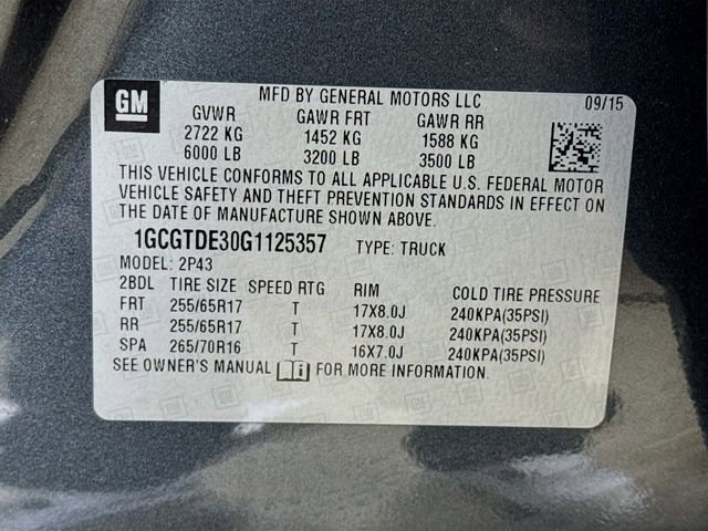 Used 2016 Chevrolet Colorado Z71 image 32