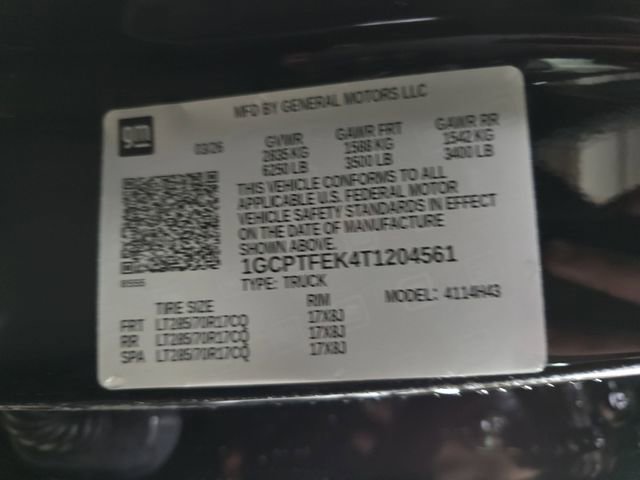 New 2026 Chevrolet Colorado ZR2 w/ Technology Package AWD/4WD image 35