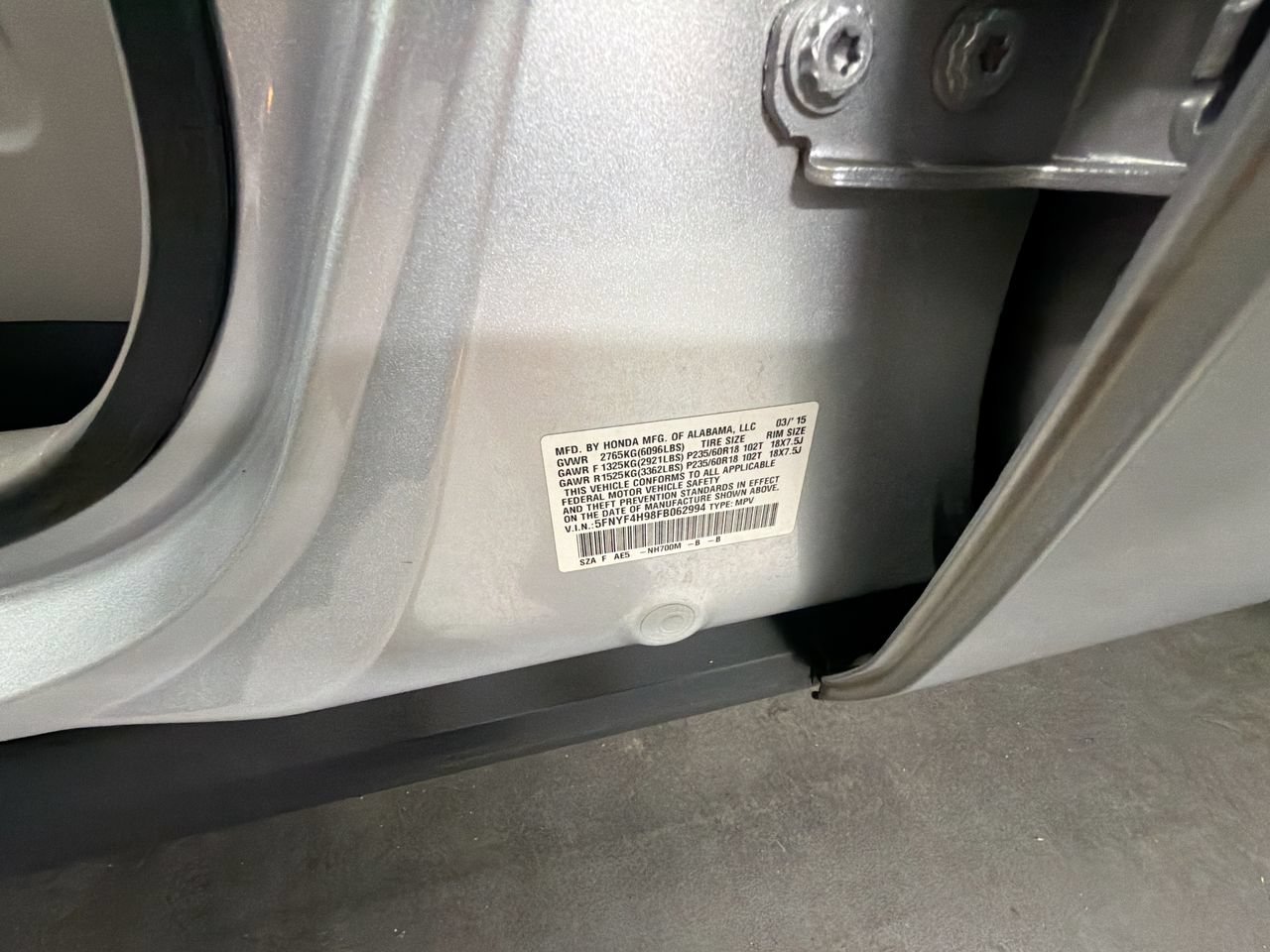 Used 2015 Honda Pilot Touring image 33