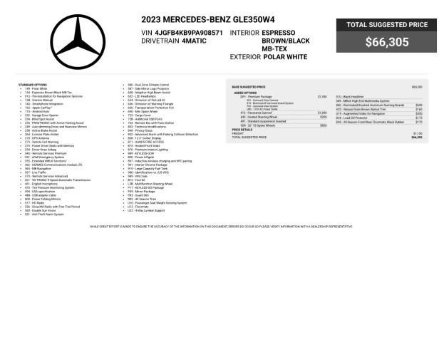 Used 2023 Mercedes-Benz GLE 350 4MATIC image 7