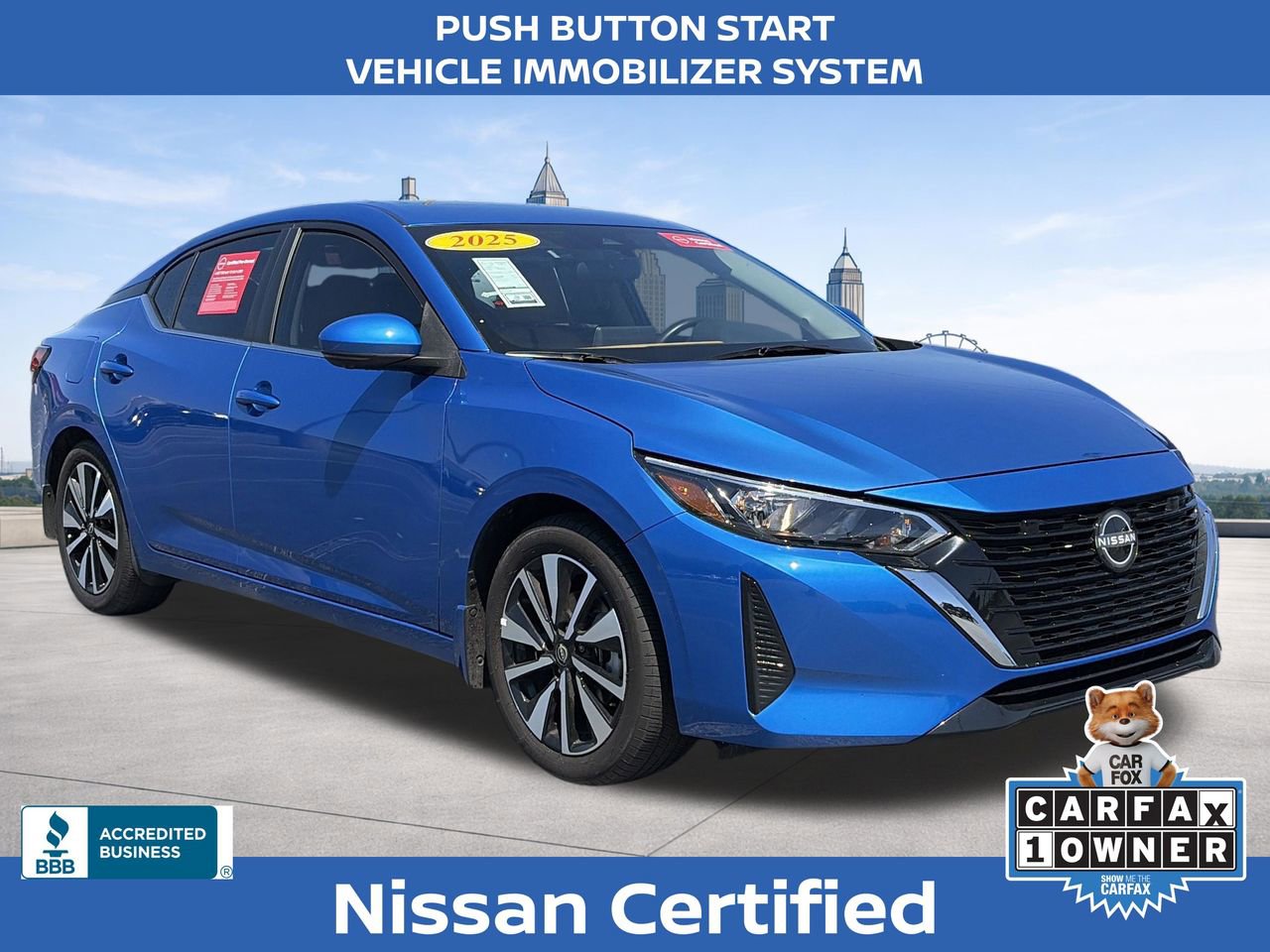 Certified 2025 Nissan Sentra SV w/ SV Premium Package FWD image 7