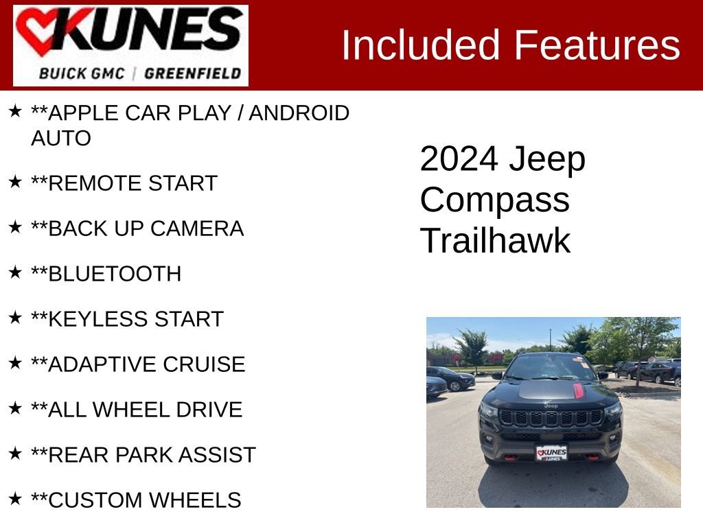 Used 2024 Jeep Compass Trailhawk image 2