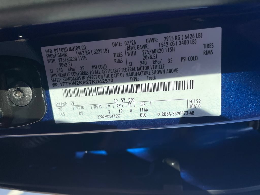 Used 2026 Ford F150 STX w/ Equipment Group 200A RWD image 30