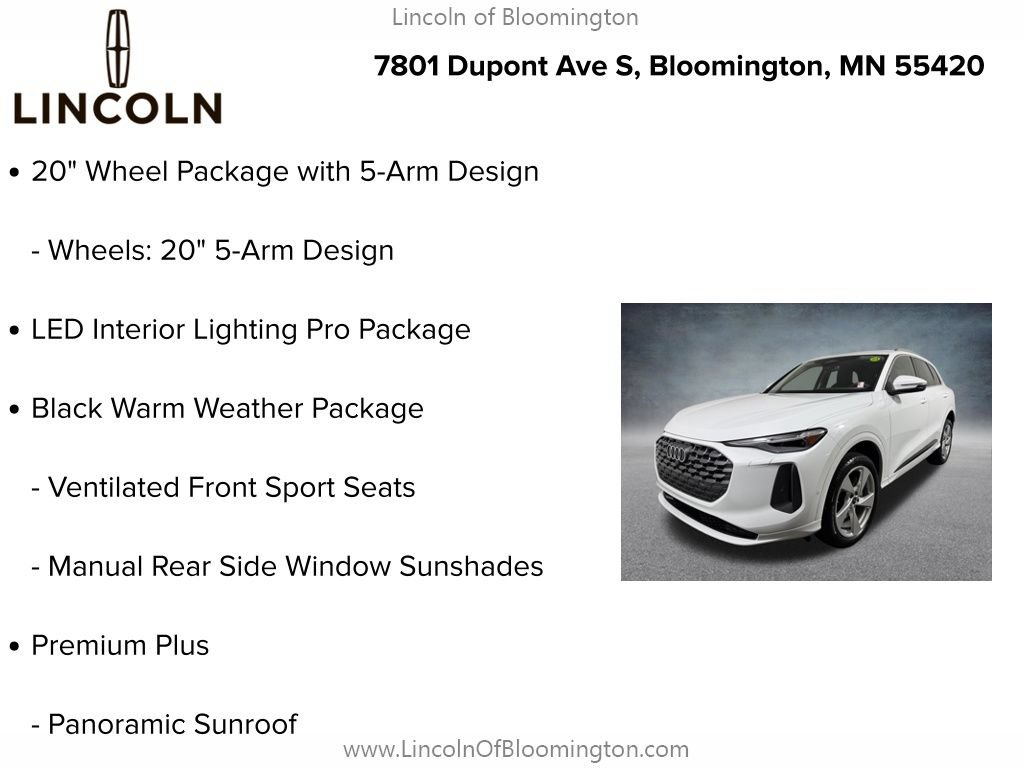 Used 2025 Audi Q5 Premium Plus w/ Premium Plus AWD/4WD image 5