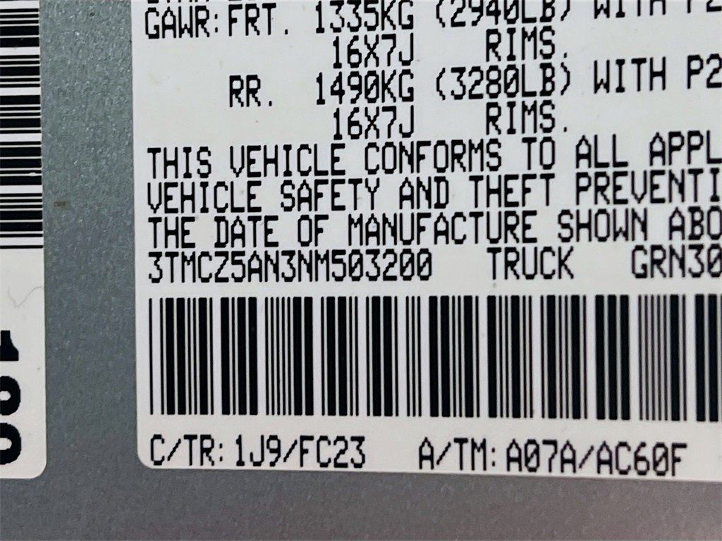 Certified 2022 Toyota Tacoma SR5 image 29