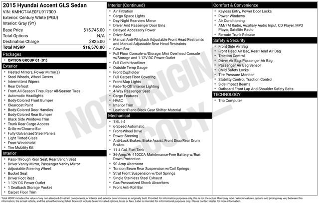 Used 2015 Hyundai Accent GLS image 31