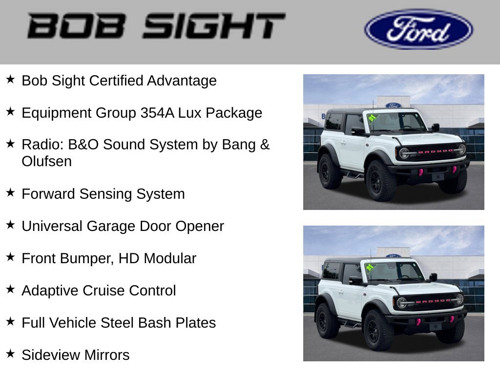 Used 2021 Ford Bronco Wildtrak AWD/4WD image 3