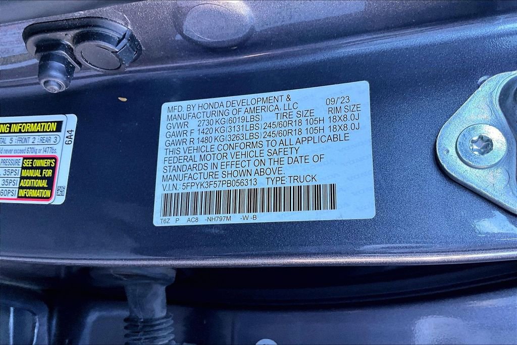 Used 2023 Honda Ridgeline RTL image 35