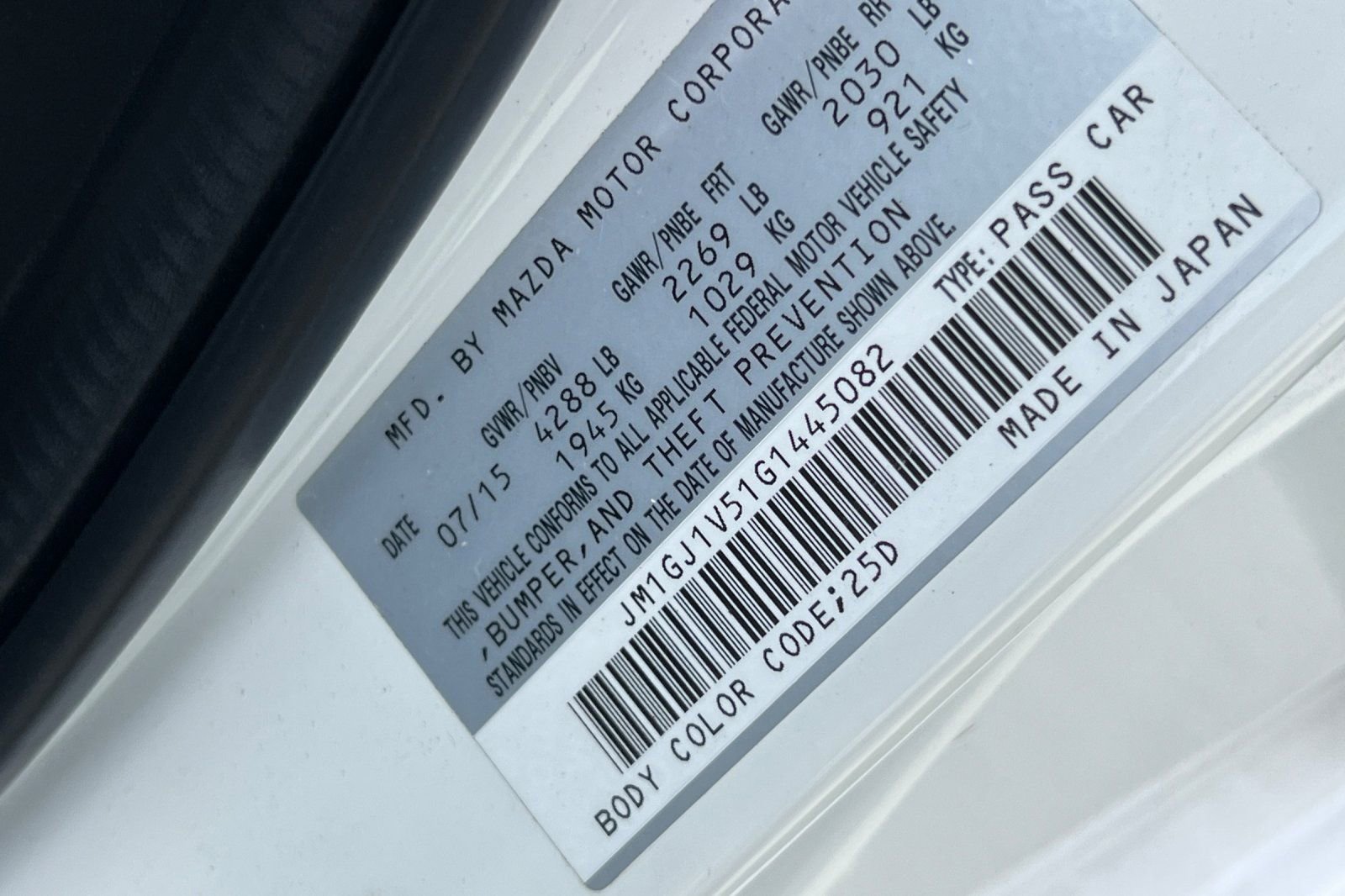 Used 2016 MAZDA MAZDA6 Touring FWD image 27