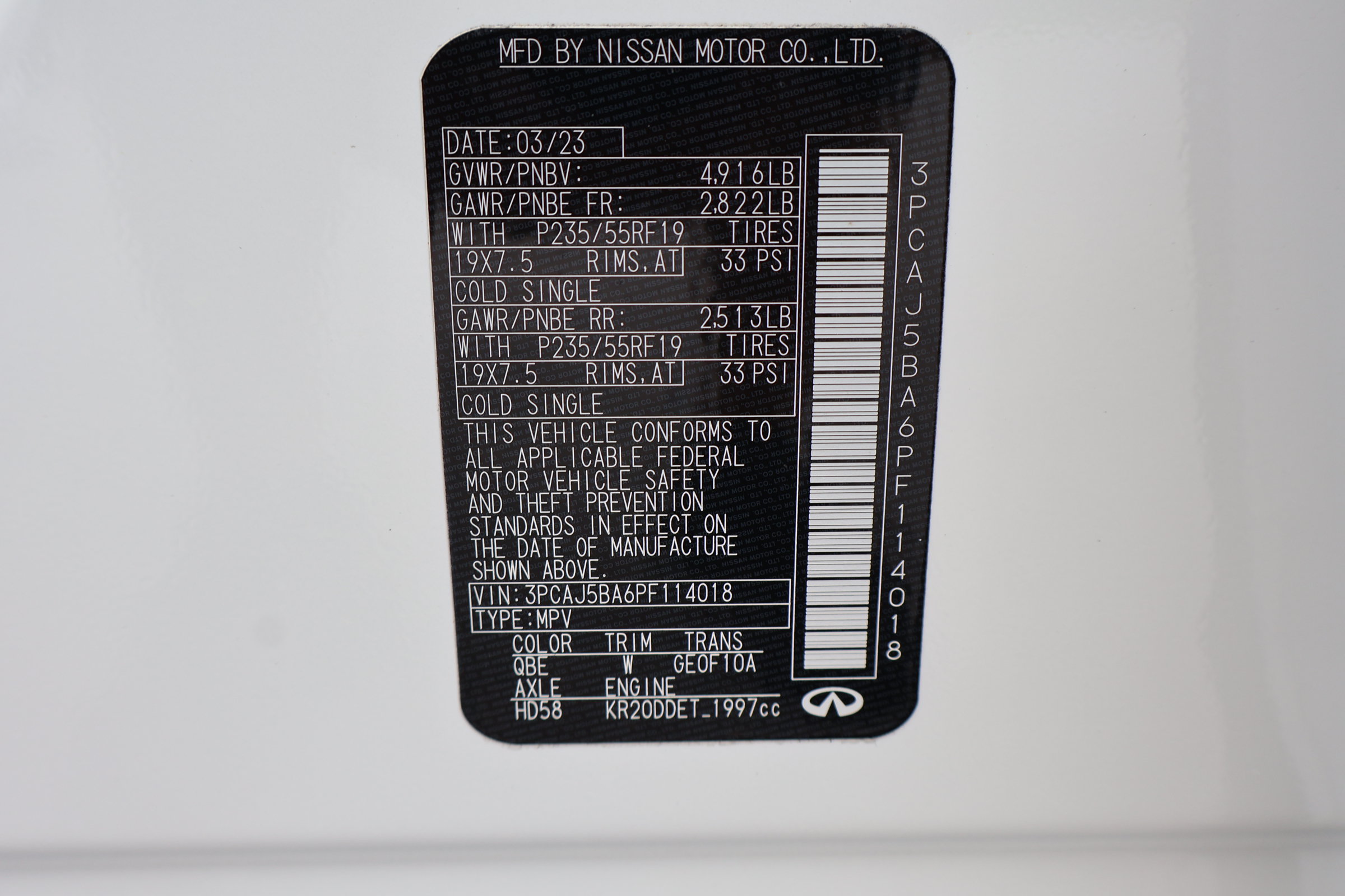 Certified 2023 INFINITI QX50 Luxe FWD image 29