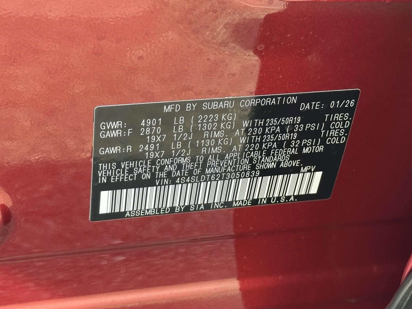 New 2026 Subaru Forester Touring image 15