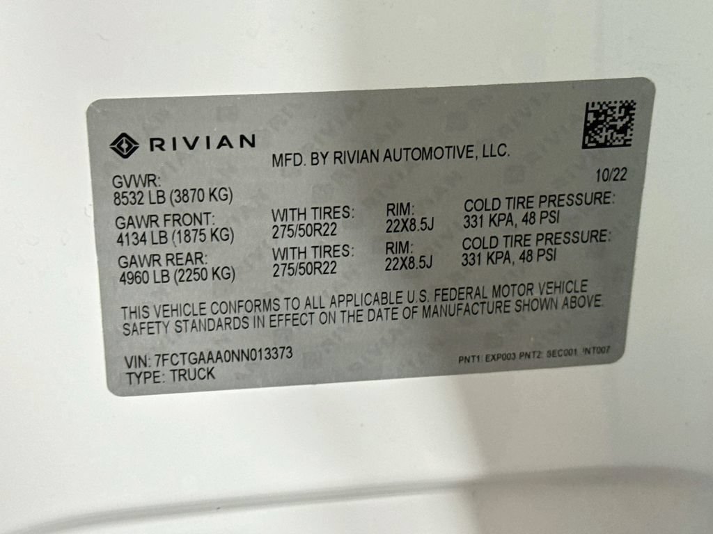 Used 2022 Rivian R1T Adventure AWD/4WD image 40