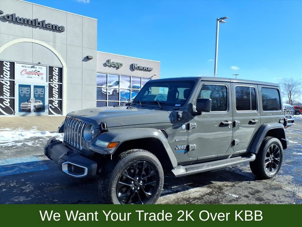 Used 2021 Jeep Wrangler Unlimited Sahara w/ Cold Weather Group AWD/4WD image 2